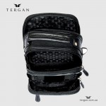 Барсетка TERGAN 2192 Маленькая Вертикальная На три отделения SIYAH LATIGO Черный Черный