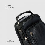 Барсетка TERGAN 2192 Маленькая Вертикальная На три отделения SIYAH LATIGO Черный Черный