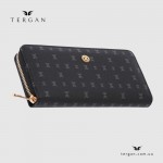 Кошелек женский TERGAN 55813  E.SİYAH / SİYAH CANVAS  Черный
