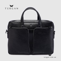 Сумка Портфель кожаная TERGAN 21451 для ноутбука и документов А4 SIYAH BRIC