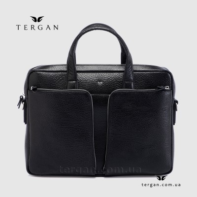 Сумка Портфель кожаная TERGAN 21451 для ноутбука и документов А4 SIYAH BRIC
