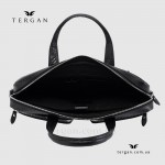 Сумка Портфель кожаная TERGAN 21451 для ноутбука и документов А4  SIYAH BRIC Черный