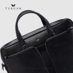 Сумка Портфель кожаная TERGAN 21451 для ноутбука и документов А4  SIYAH BRIC Черный
