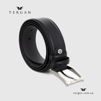 Ремень для джинс TERGAN 0305 кожаный SIYAH FIESTA