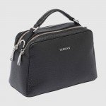 Женская кожаная сумка TERGAN 80380 SIYAH FLOATER — Чёрная
