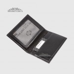 Обложка для автодокуменов TERGAN 1170  SIYAH RUSTIC Черный