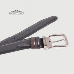 Ремень Двухсторонний Кожаный TERGAN 0304  SIYAH FLOATER/ KAHVE 