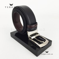 Ремень Двухсторонний Кожаный TERGAN 0304 SIYAH FLOATER/ KAHVE FIESTA