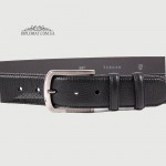 Ремень Джинсовый Кожаный TERGAN 0307  SIYAH FLOATER Черный Черный