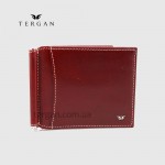 Зажим для денег TERGAN 1399 Кожаный 6 отделений для карт Без отделения для мелочи  022 VEGETAL Коричневый-Бежевый