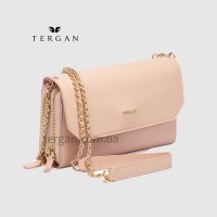 Клатч женский TERGAN 79671 Кожаный на два отделения на молнииPUDRA ARSEL