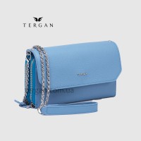 Клатч женский TERGAN 79671 Кожаный на два отделения на молнииMAVI GUSEL
