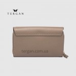 Клатч женский TERGAN 79671 Кожаный на два отделения на молнии KUM GUSEL 