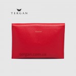 Клатч женский TERGAN 79475 Конвертом Кожаный На цепочке KIRMIZI FLOATER Красный Красный/Розовый