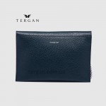 Клатч женский TERGAN 79475 Конвертом Кожаный На цепочке LACIVERT FLOATER Синий
