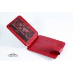 Картхолдер TERGAN 1533 из натуральной кожи KIRMIZI RUSTIC Красный