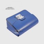 Сумка Женская TERGAN 78972 кожаная на цепочке на плечо SAKS MAVI ANALIN Синий