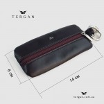 Ключница Кожаная TERGAN 0192 BORDO RUSTIC Бордовая