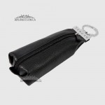 Ключница TERGAN 0193 на молнии из натуральной кожи  SIYAH LATIGO