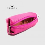 Ключница TERGAN 0193 Стильная Кожаная для ключей среднего размера на молнии  FUJIA FLOATER 