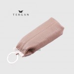 Ключница TERGAN 0193 Стильная Кожаная для ключей среднего размера на молнии  KUM FLOATER Бежевый 
