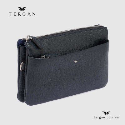 Клатч мужской кожаный TERGAN 21474 LACIVERT LATIGO