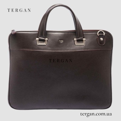 Сумка Для документов и Ноутбука TERGAN 21252 Кожаная KAHVE FLOATER Коричневый