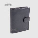 Визитница кожаная для дисконтных карт TERGAN 1323  LACIVERT RUSTIC Синий