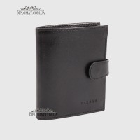 Визитница кожаная для дисконтных карт TERGAN 1323 SIYAH RUSTIC Черный