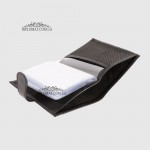Визитница кожаная для дисконтных карт TERGAN 1323  SIYAH  RUSTIC