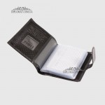 Визитница кожаная для дисконтных карт TERGAN 1323  SIYAH  RUSTIC