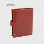 Визитница кожаная для дисконтных карт TERGAN 1323  22TABA RUSTIC Коричневая