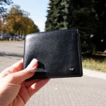 Портмоне мужское TERGAN 1483 из гладкой натуральной кожи с монетницей на кнопке SIYAH VEGETAL Черный