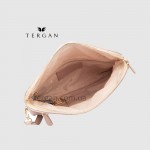Клатч женский TERGAN 78267 Кожаный  NUDE NAPPA Белый/Бежевый