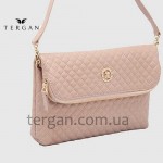 Клатч женский TERGAN 78267 Кожаный  NUDE NAPPA Белый/Бежевый