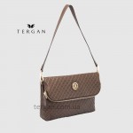 Клатч женский TERGAN 78267 Кожаный  CEVIZ NAPPA 