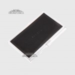 Визитница TERGAN 0195  для своих визиток Металлическая с кожаной вставкой  SIYAH RUSTIC Черный