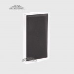 Визитница TERGAN 0195  для своих визиток Металлическая с кожаной вставкой  SIYAH RUSTIC Черный