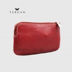 Ключница TERGAN 063 на молнии Кожаная Небольшого размера  22TABA VEGETAL Коричневый Коричневый