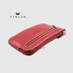 Ключница TERGAN 063 на молнии Кожаная Небольшого размера  22TABA VEGETAL Коричневый Коричневый