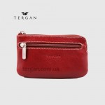 Ключница TERGAN 063 на молнии Кожаная Небольшого размера  22TABA VEGETAL Коричневый Коричневый
