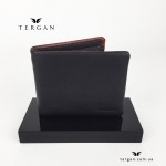 Кошелек мужской TERGAN 1590 Кожаный с Отделением для крупных купюр на металлической молнии  SIYAH NAPPA / 22TABA NAPPA Темно Коричневый