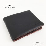 Кошелек мужской TERGAN 1590 Кожаный с Отделением для крупных купюр на металлической молнии  SIYAH NAPPA / 22TABA NAPPA Темно Коричневый