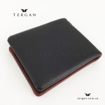 Кошелек мужской TERGAN 1590 Кожаный с Отделением для крупных купюр на металлической молнии  SIYAH NAPPA / 22TABA NAPPA Темно Коричневый