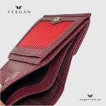 Портмоне Женское TERGAN 5627  Кожаное мини    BORDO FLOATER Красный