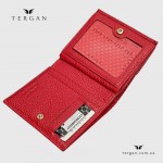 Портмоне Женское TERGAN 5627  Кожаное мини    KIRMIZI FLOATER Красный/Розовый