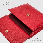 Портмоне Женское TERGAN 5627  Кожаное мини    KIRMIZI FLOATER Красный/Розовый