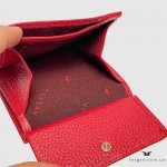 Портмоне Женское TERGAN 5627  Кожаное мини    KIRMIZI FLOATER Красный/Розовый