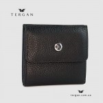 Портмоне Женское TERGAN 5627  Кожаное мини С монетницей и потайным карманом SIYAH FLOATER Черный