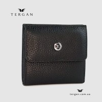 Портмоне Женское TERGAN 5627  Кожаное мини С монетницей и потайным карманом SIYAH FLOATER Черный